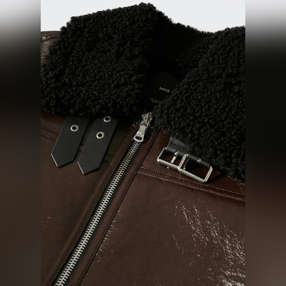 NWT MGO jacket, NWT Mango jacket sherpa - Picture 2 of 4